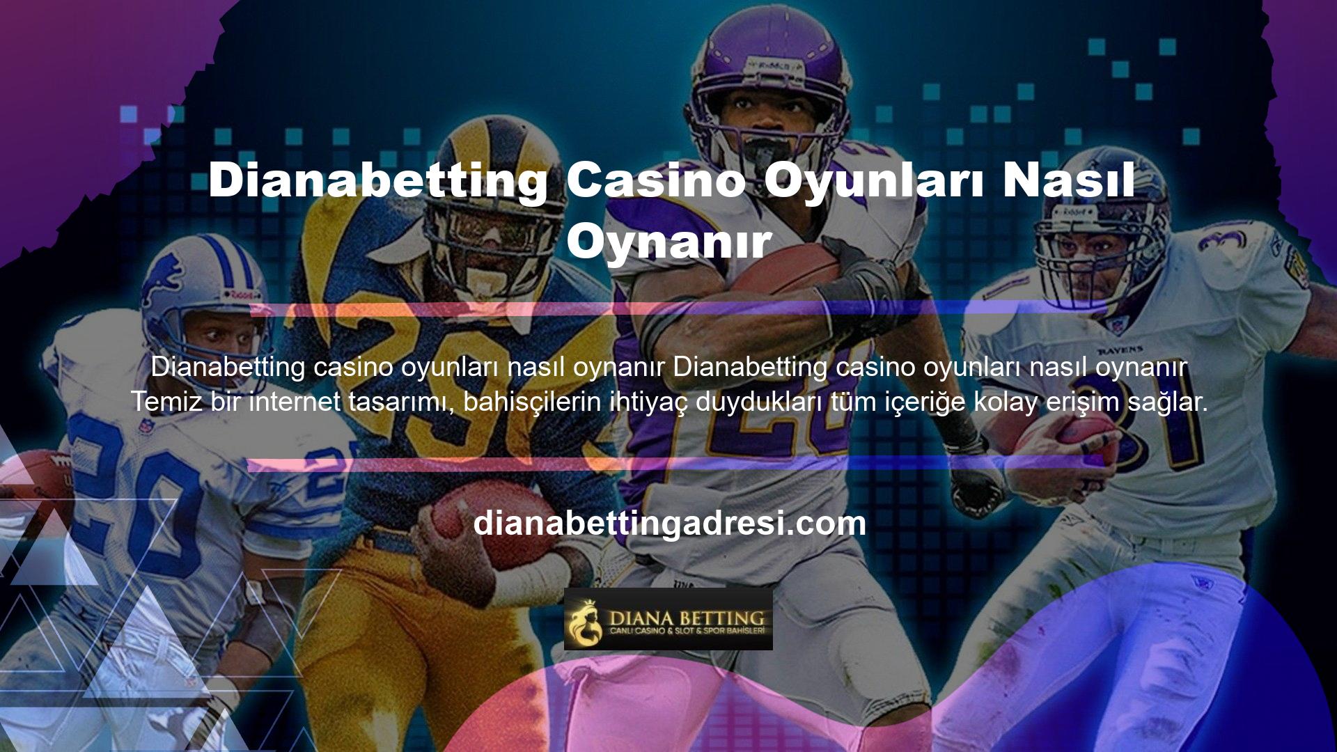 Dianabetting yasadışı casino sitesi son zamanlarda en popüler ve bilinen sitelerden biri haline geldi
