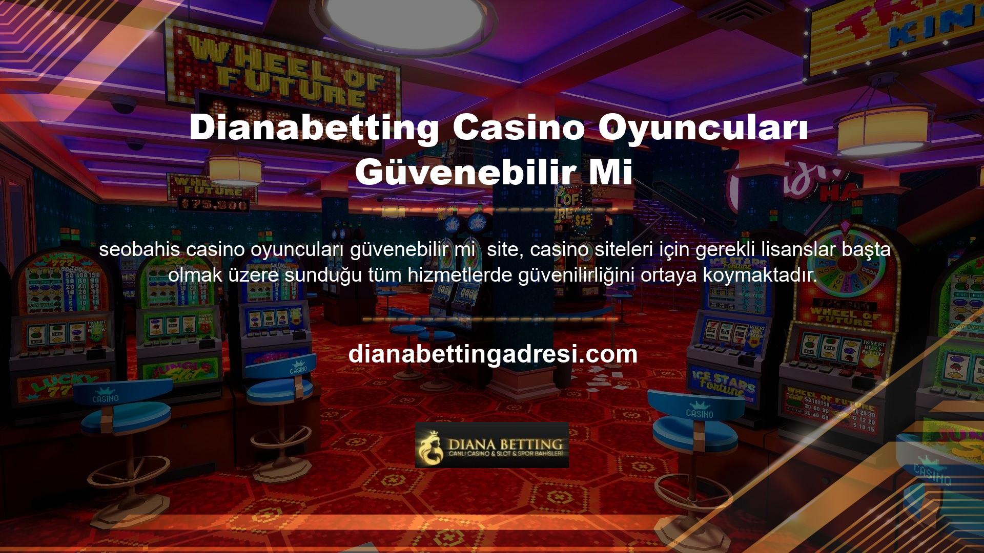 Oyuncular için asıl endişe, oyun oynamalarına izin veren çevrimiçi casinoların güvenilirliğidir